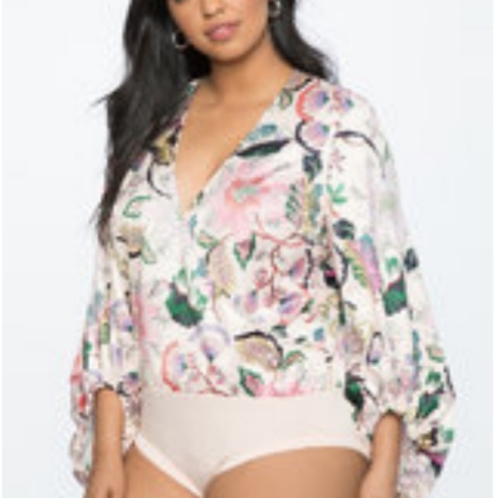 Wrap front bodysuit